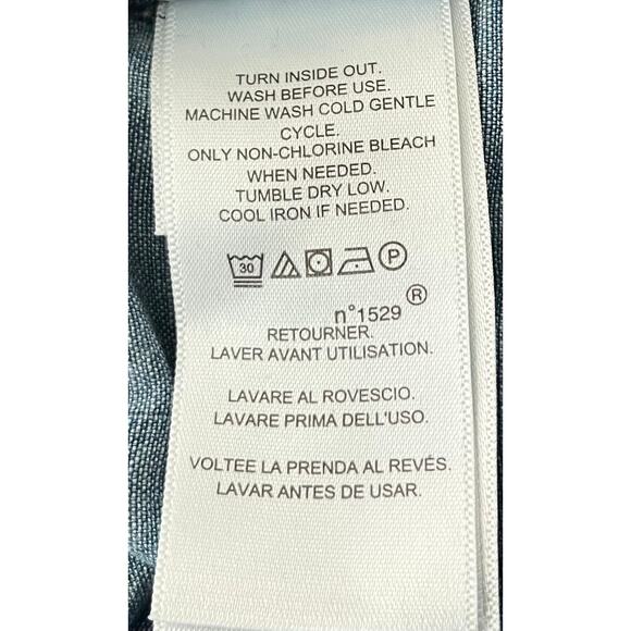 POLO RALPH LAUREN "PAPERBAG" JEANS, WOMENS, 32R, WIDE LEG, HIGH-RISE, BELT - Picture 10 of 12